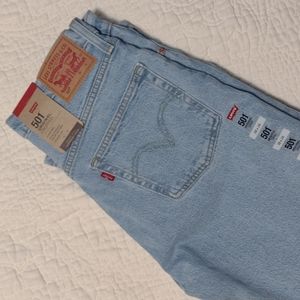 Levi's 501 original straight cropped jeans